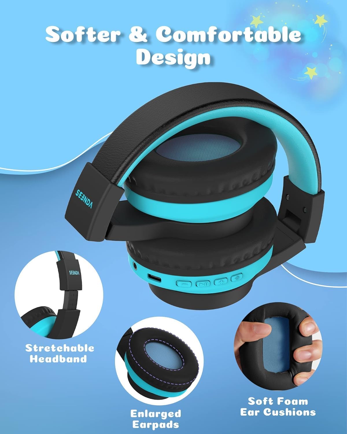 Seenda Kids Bluetooth Headphones