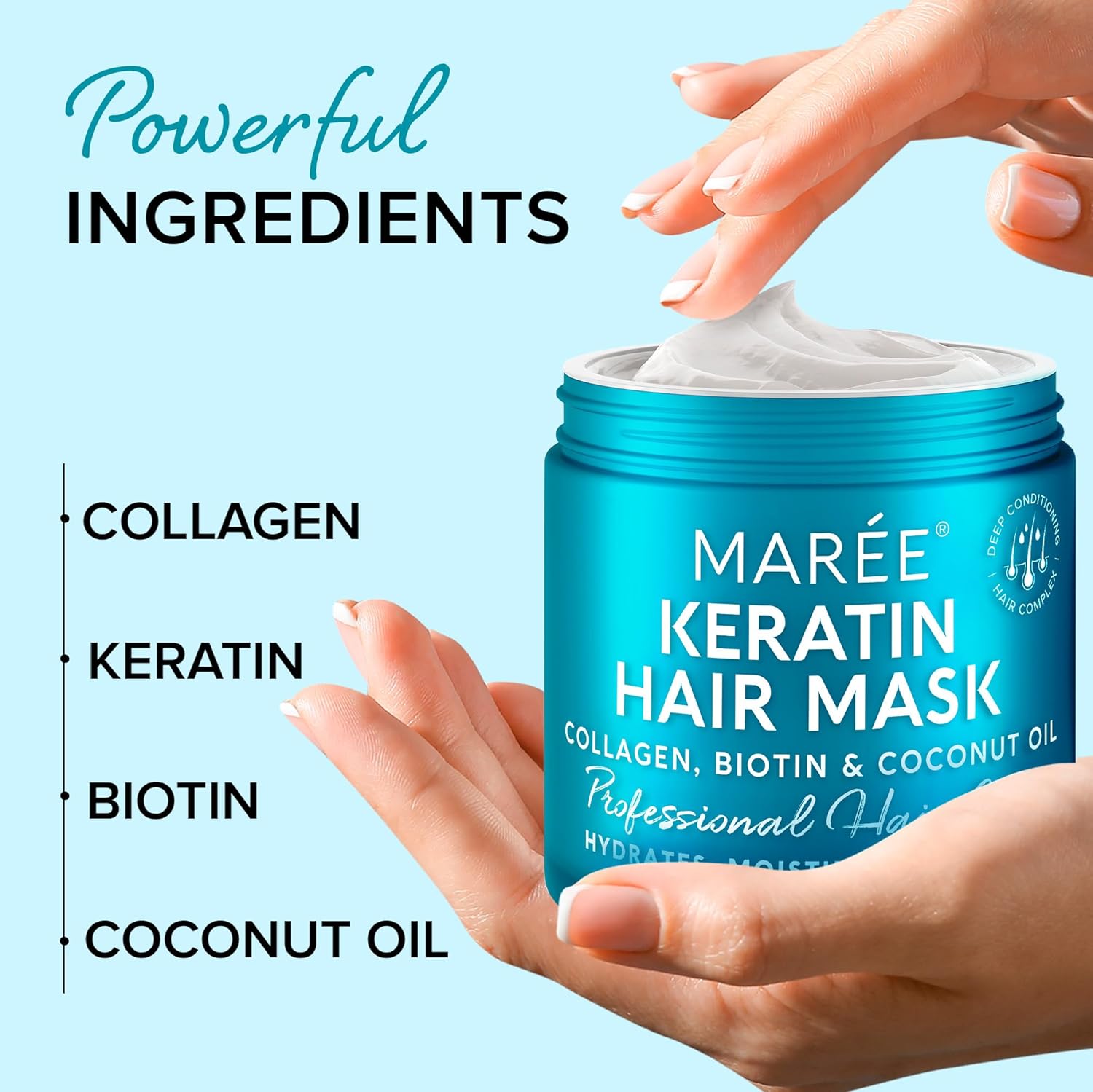 MAREE Deep Conditioning Hair Mask for Damaged Hair Treatment