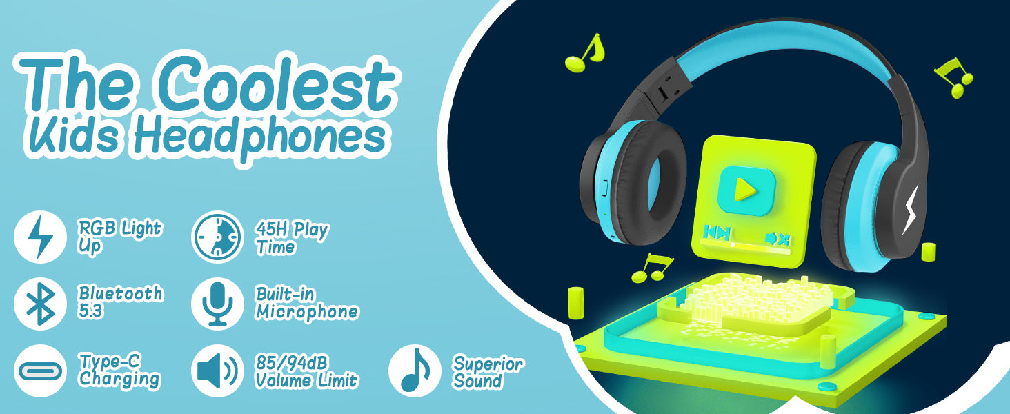 Seenda Kids Bluetooth Headphones