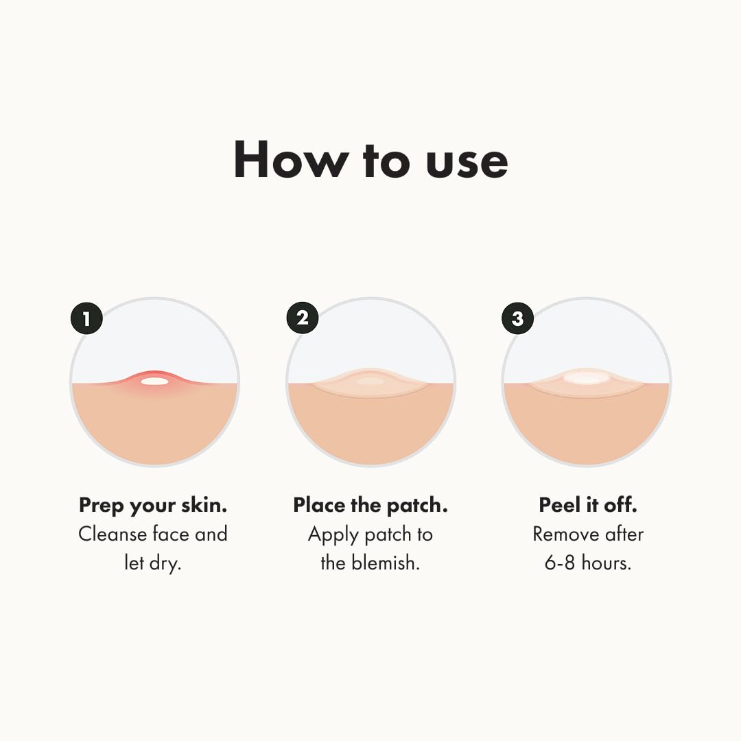 Mighty Patch | Hydrocolloid Acne Pimple Patch for Shrinking Zits and Whiteheads