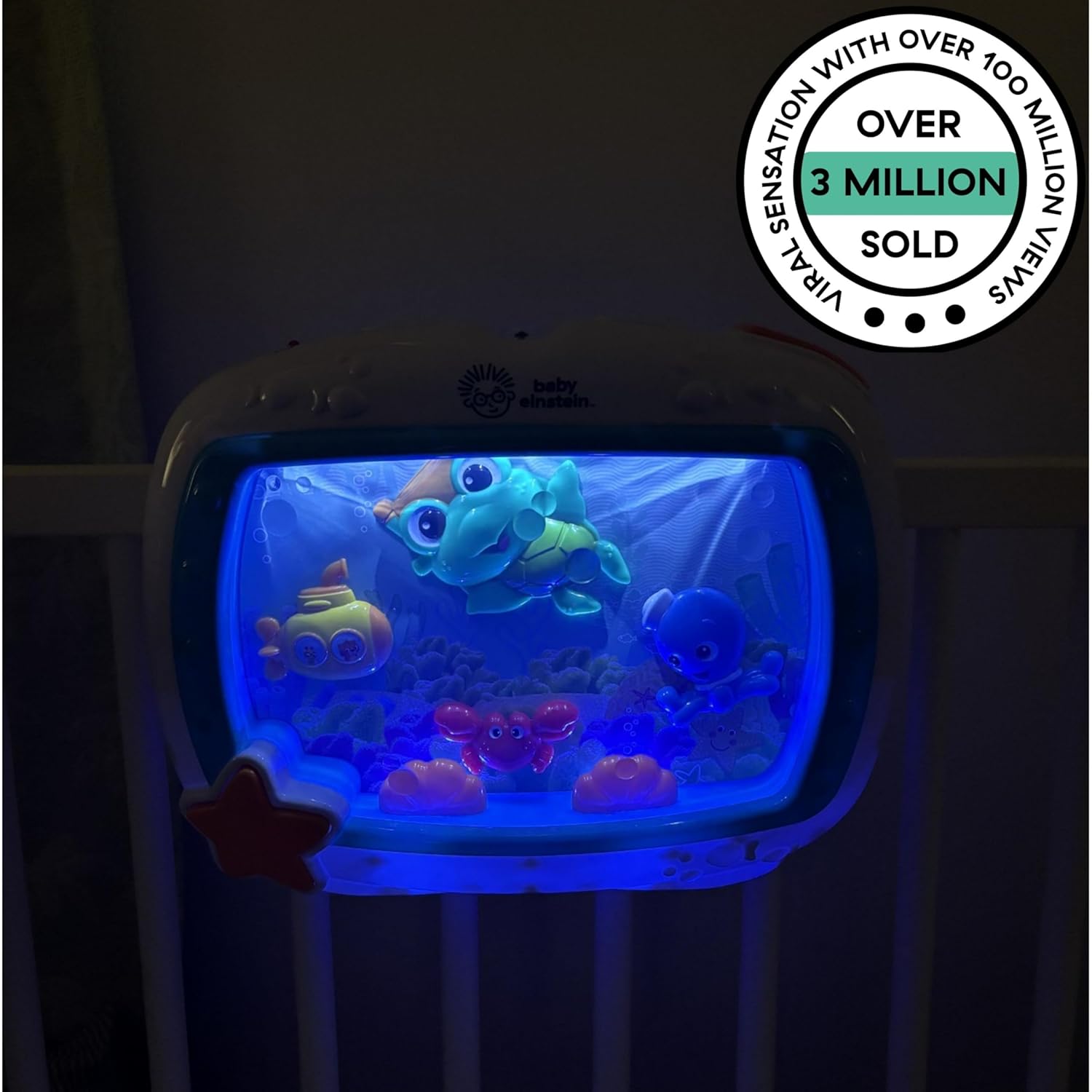 Baby Einstein Sea Dreams Soother Musical Crib Toy and Sound Machine
