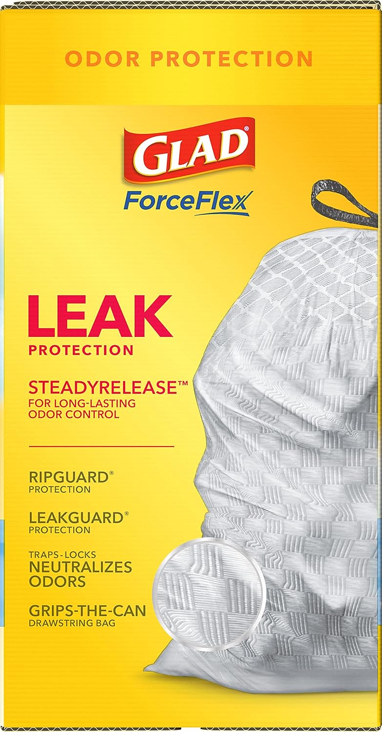 Glad Tall Kitchen Drawstring Trash Bags